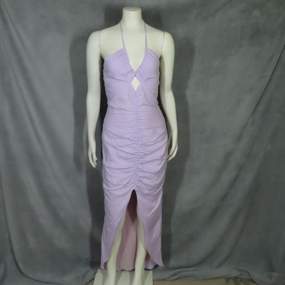 Rumer Lavender Estelle Halter Maxi XS